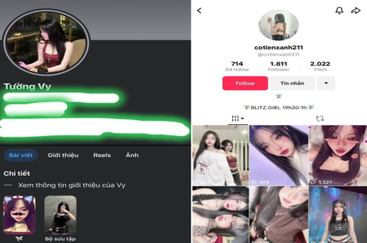 Lộ clip sex tiktoker Cotienxanh Tường Vy 2025